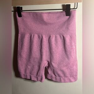 Mauve Pink High-Waisted Seamless Shaping Shorts | Athletic Work Out Shorts |NWOT